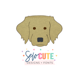 Golden Retriever Mini Embroidery Design